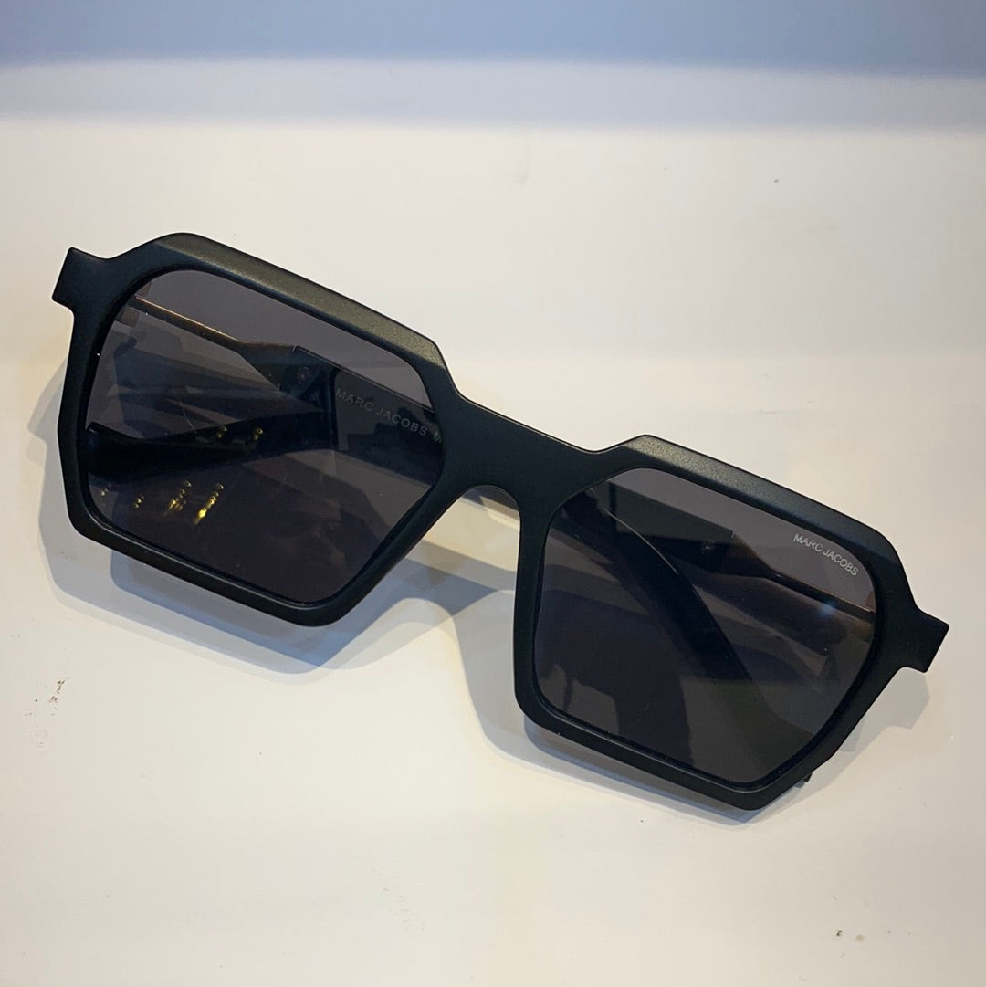 Ram Matt Black Frame Black Shade Unisex Sunglass