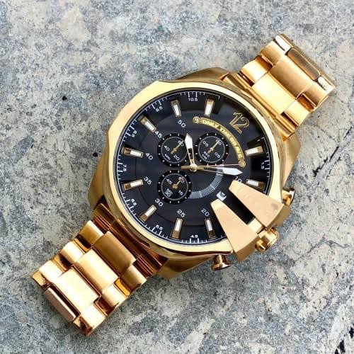 EID Gold Chain Black Dial Men Watch