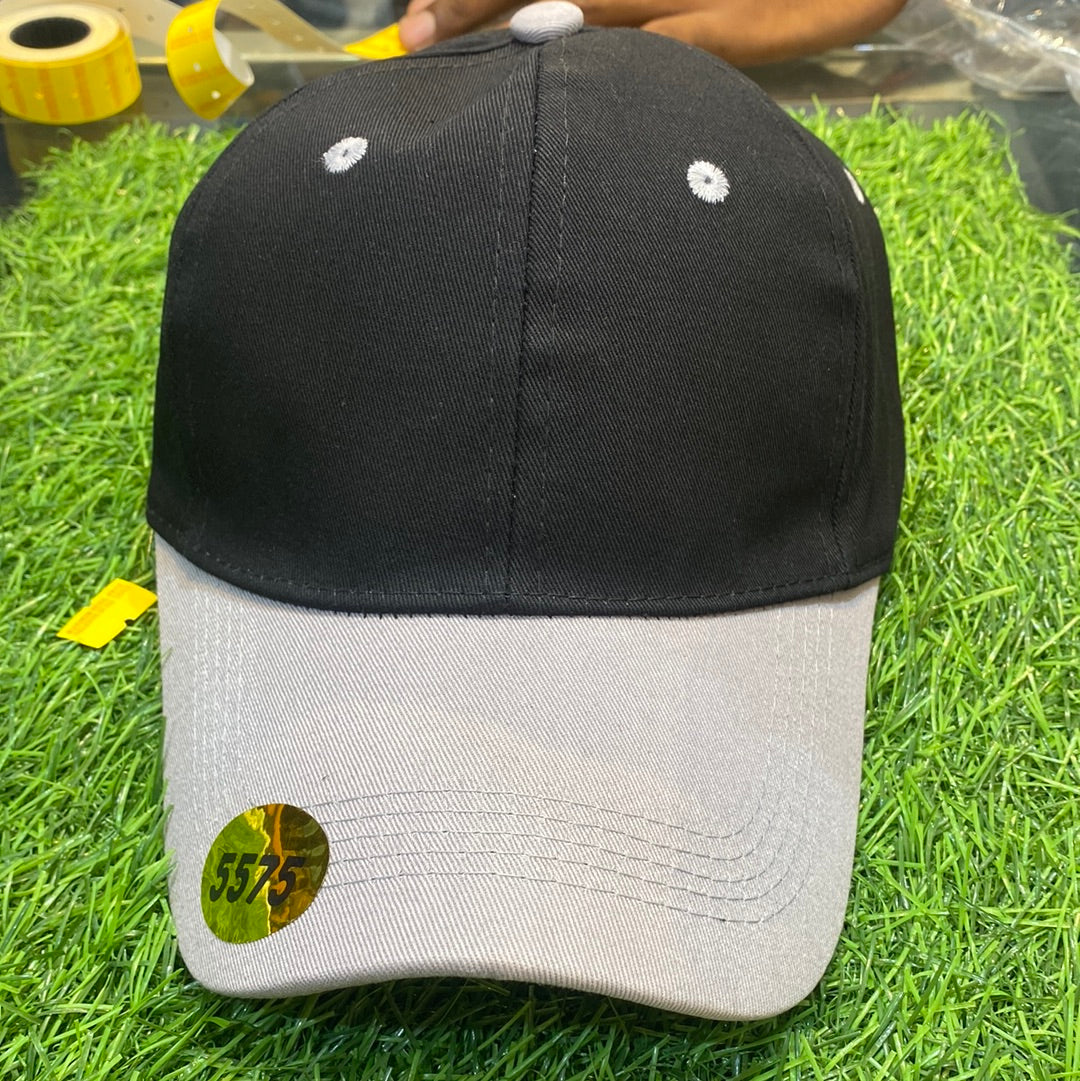 Black Grey Colour 5575 Printed Cap