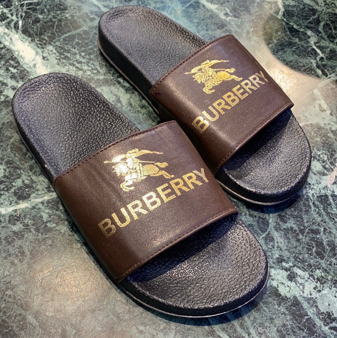 Black Brown Slipper(15155)