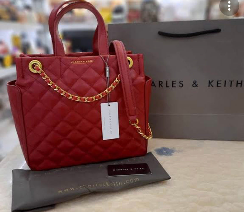 Red Charles & Keith Bag