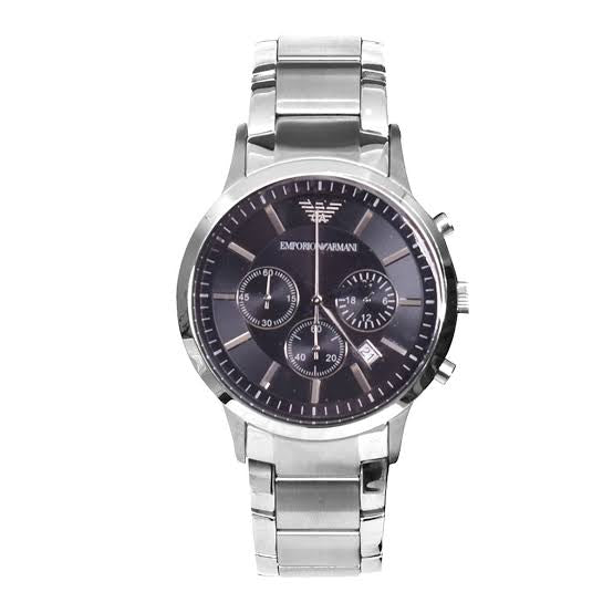 Mra Sliver Chain Navy Blue Dial Men’s Watch