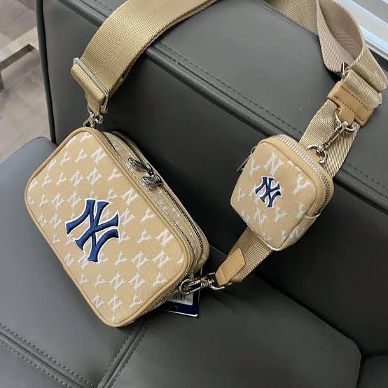 YN BLM Blue Colour YN Monogram Logo Premium Quality Unisex Side Bag