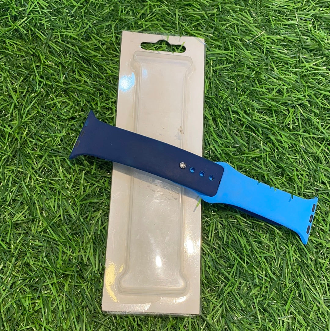 Navy sky blue silicone Strep