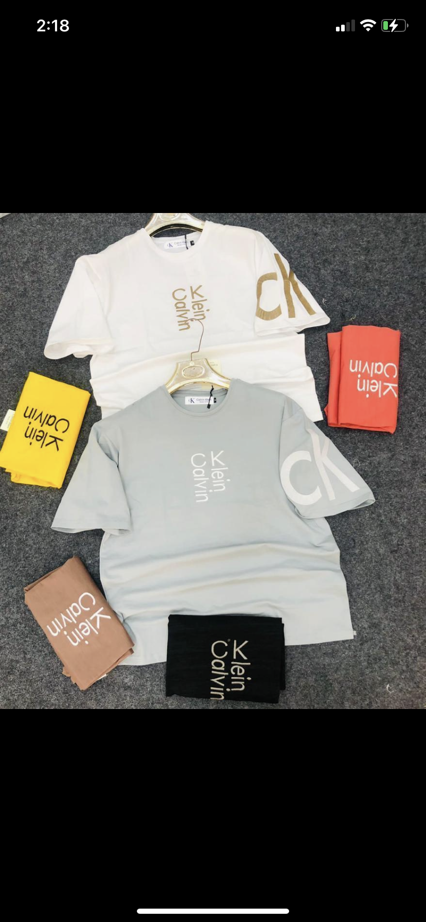 Black Colour Printed Ck Kc Cal Lac T-Shirt