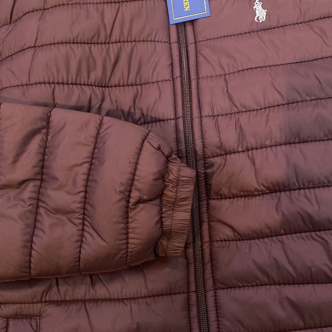POL LOP Brown Colour Lightweight Imported Quality Puffer Jackets 9382
