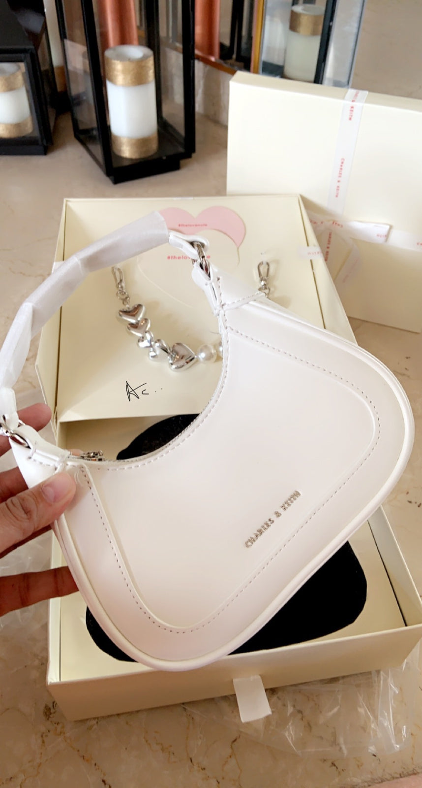CK Charles Box Ahc Small Ladies Hand Bag’s 900950