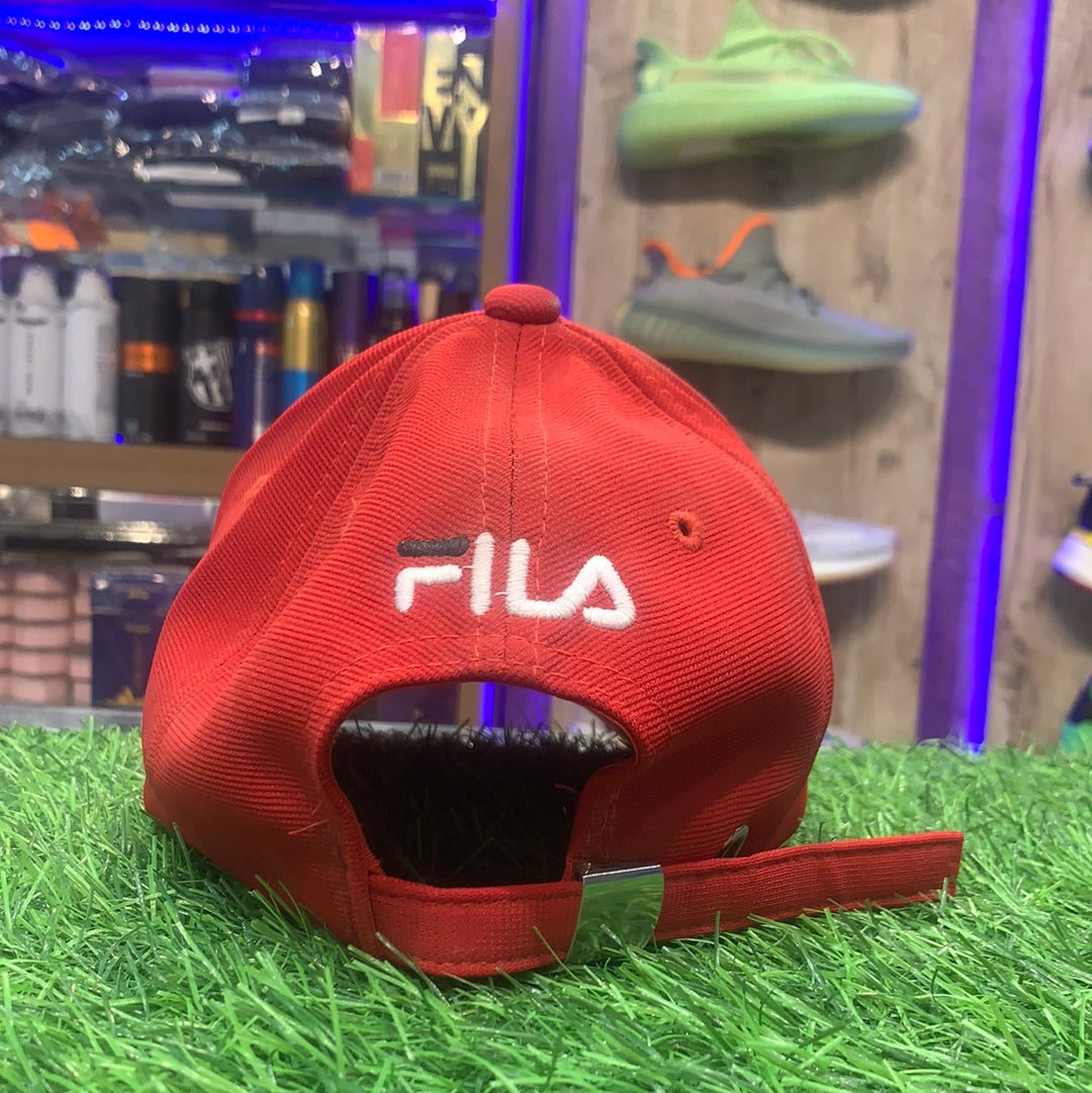 Red Fila Unisex Cap 700185