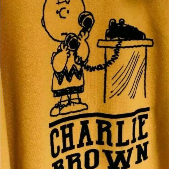 Zr Yellow Colour Charlie Brown Sweatshirt 1105044