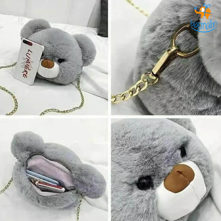 Teddy Bear Girls Ladies Sling Bag