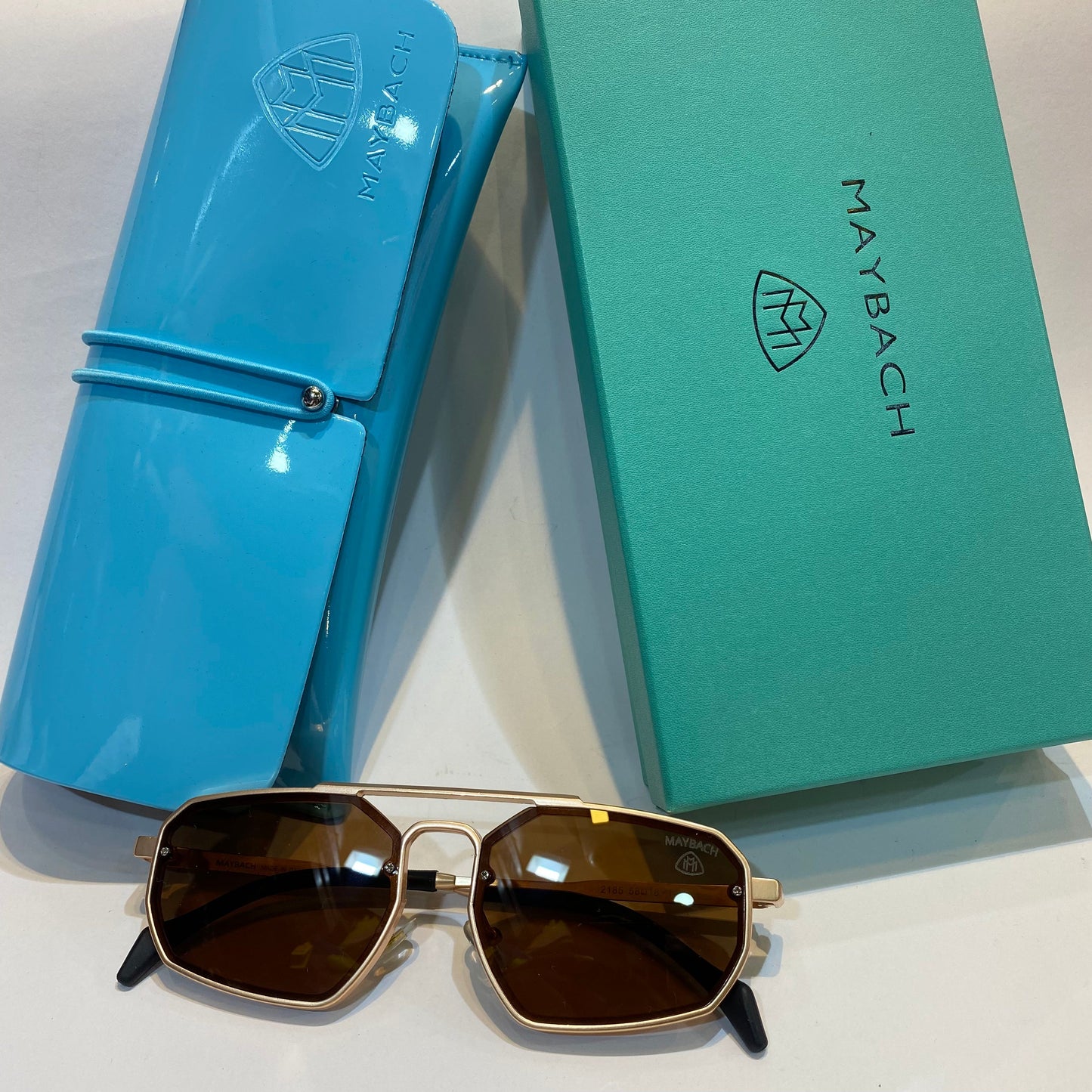 YAM Copper Frame Brown Shade Unisex Branded Sunglasses 2185 58 18-148