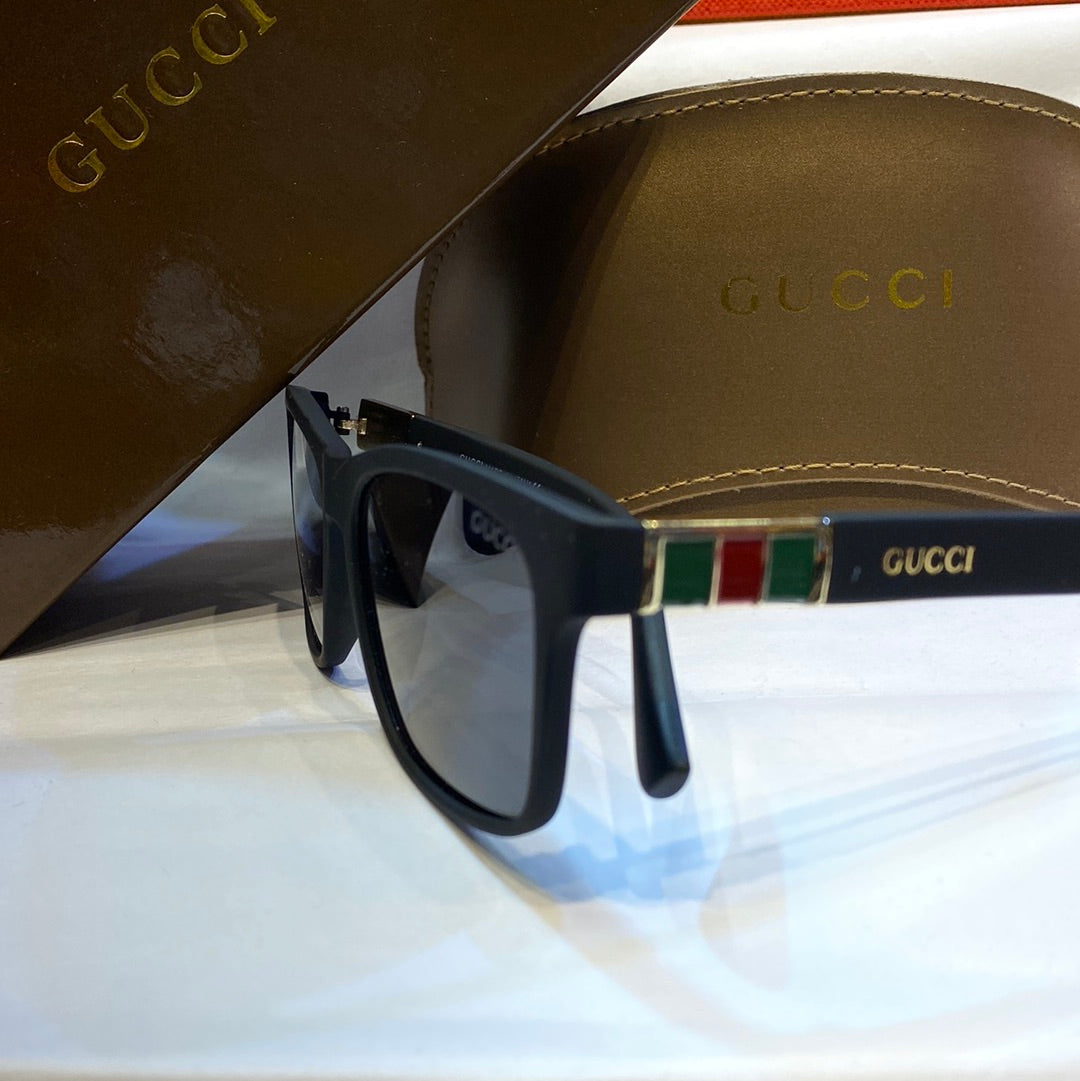 CUG Grey Frame Black Shade Unisex Branded Sunglasses 8081 5215-135