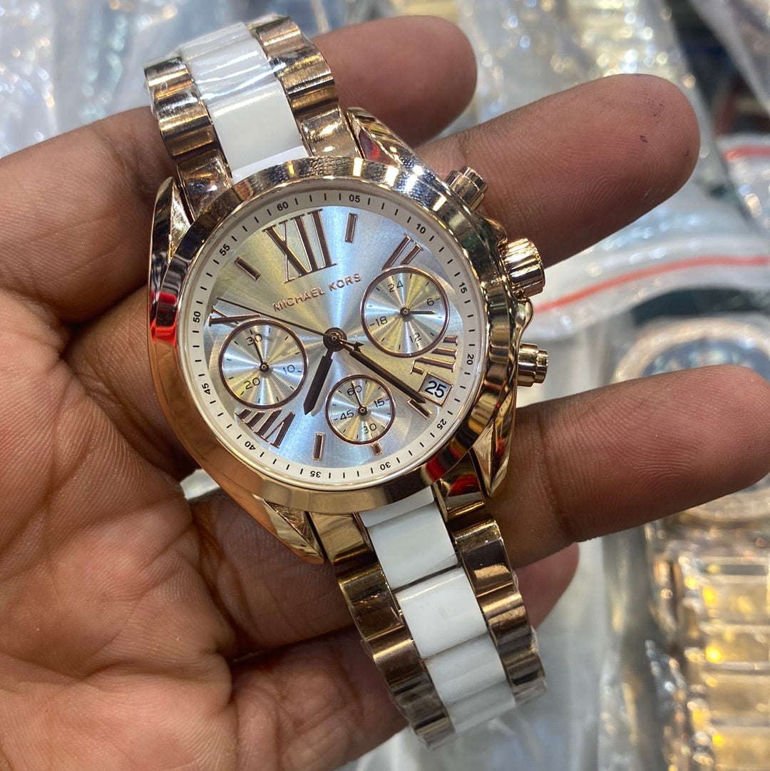 Cim Rose Gold White Chain Rose Gold Dial Ladies watch