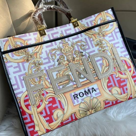 Nef Multi Color Nef Print Ladies Tote Bag 3302