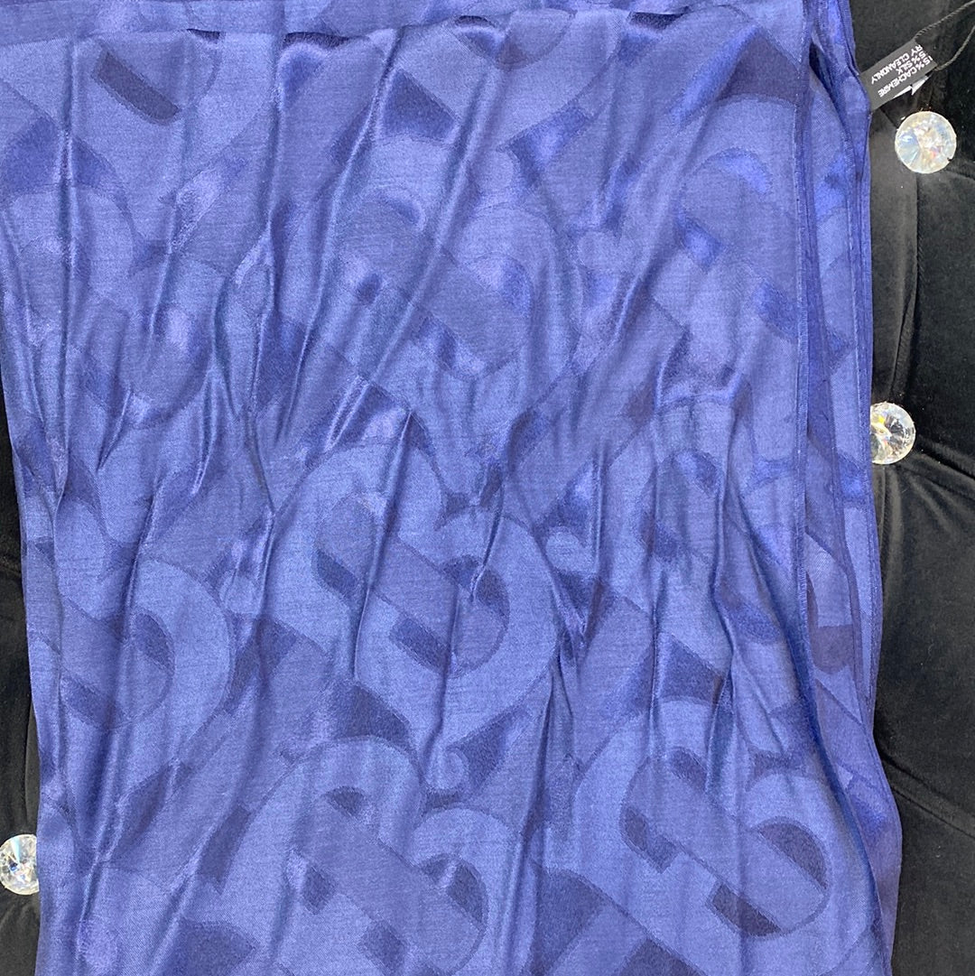 RUB BUR Navy Blue Colour RUB Print Heavy Quality Muffler 9360