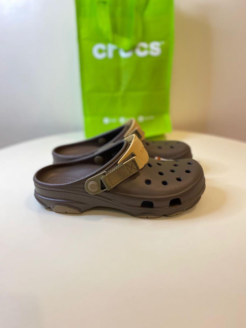 Orc Cro Brown Colour Hole Slipper Velcro Adjustable Clogs 935403