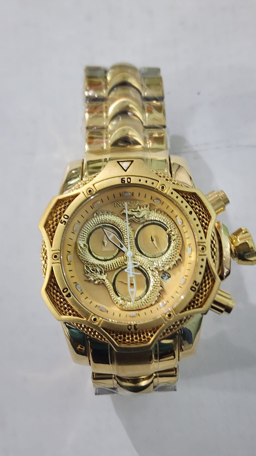 Vni Gold Chain yellow Dial Heavy Man Watch