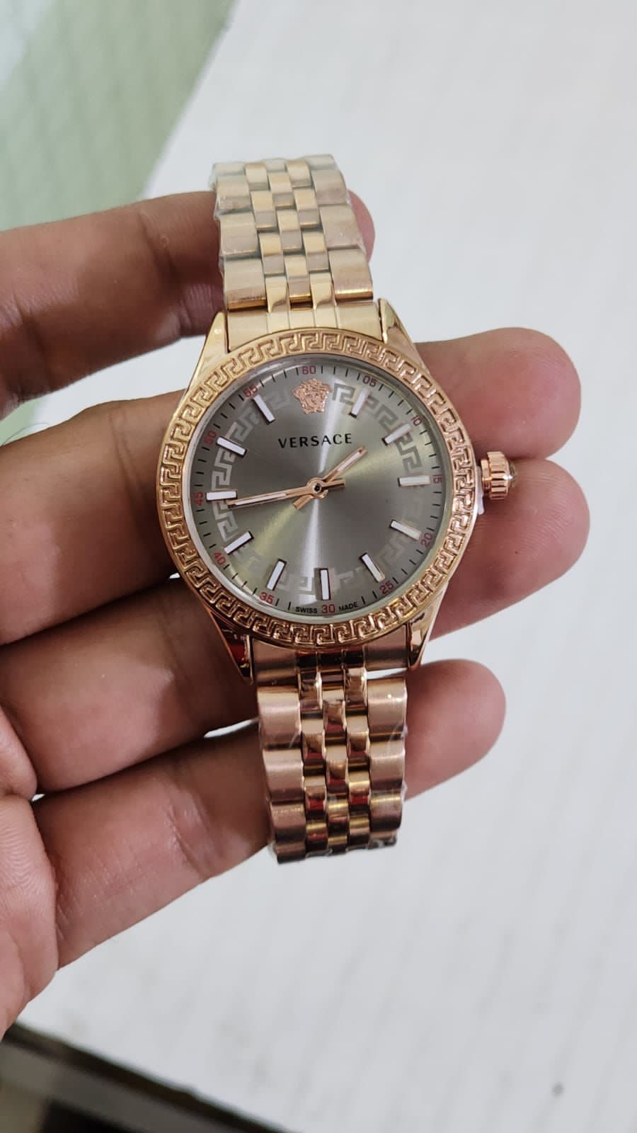 Rev Copper Chain Grey Dial Ladies Watch 901315