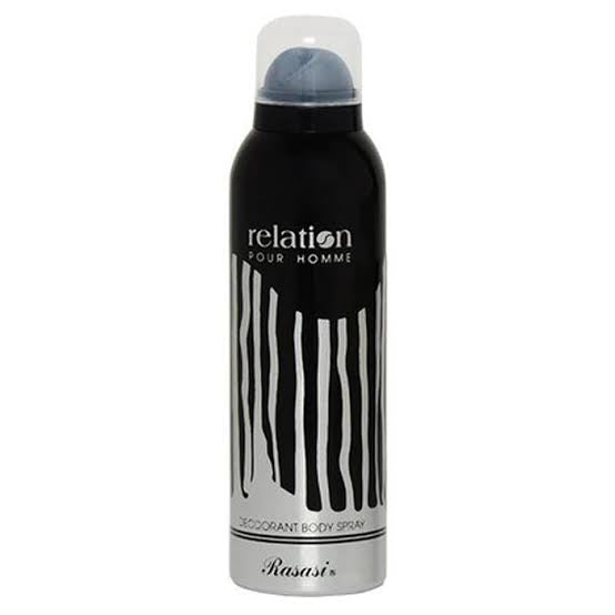 Relation Pour Homme Deodorant Body Spray Rasasi 200ml 6.67 fl. oz.