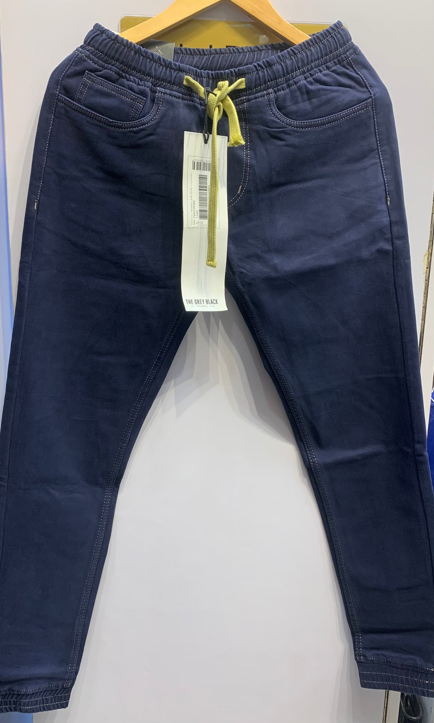 The Grey Black Navy Blue Colour With Plain Premium Quality Jogger 28091 AAA1