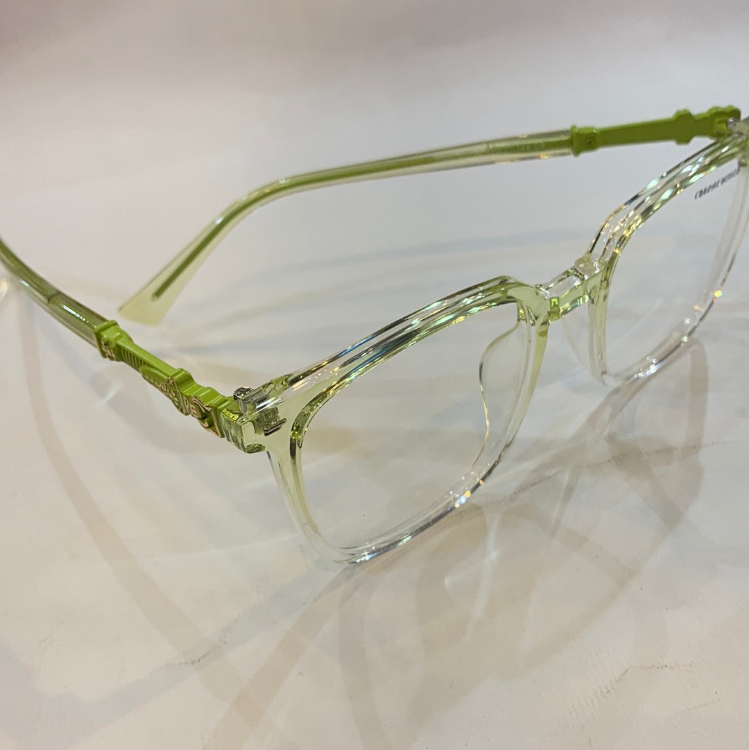 RHC CH HC Green Transperent Frame Transperant Shade Unisex Branded TR90 81254 52 21-144