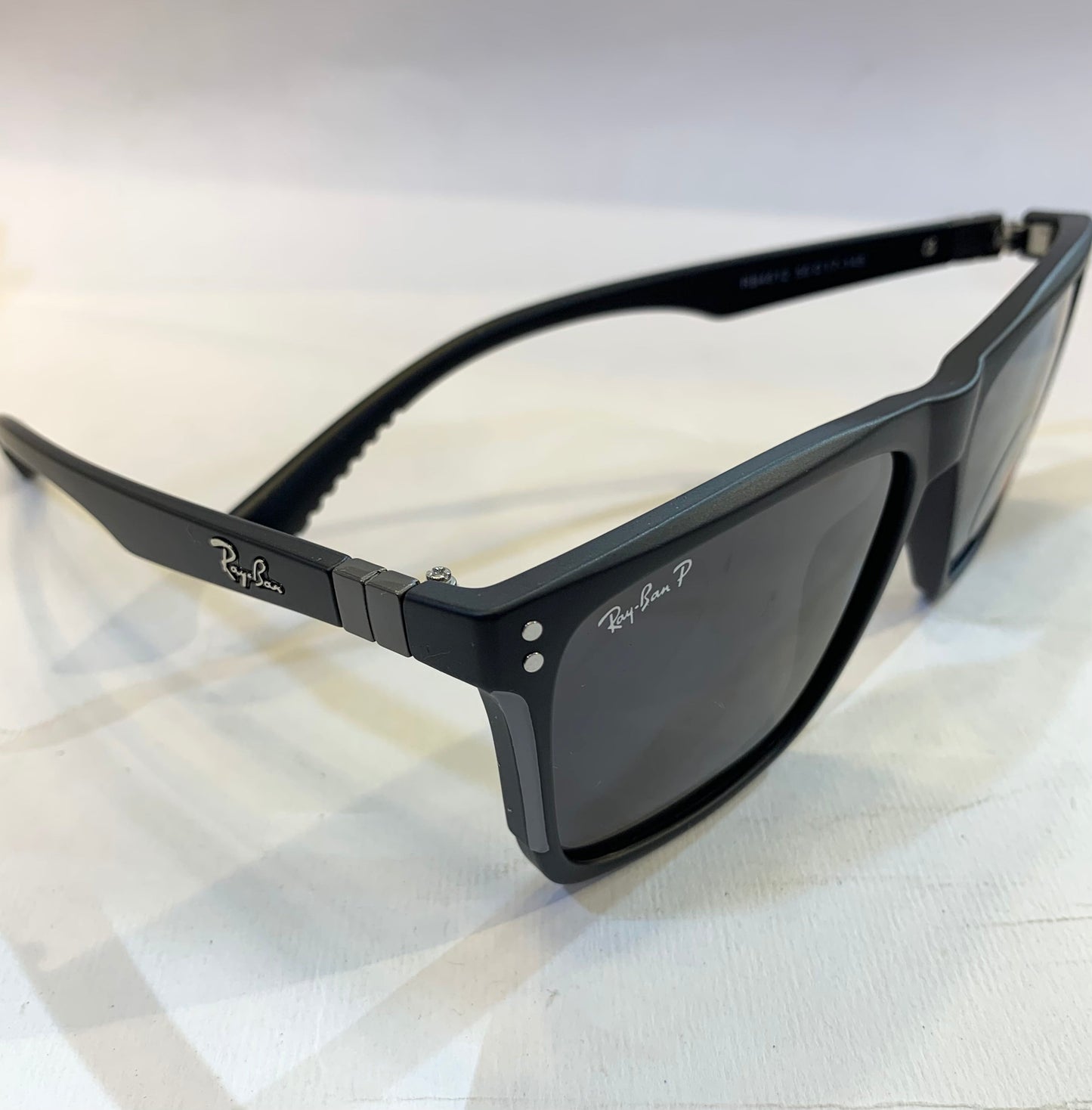 YAR RB Matte Black Frame Black Shade Sunglasses RB4612 56 17-145