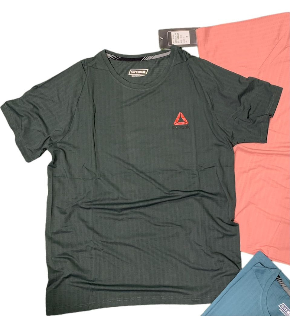 EER Dark Grey Colour Imported China Half Sleeve Sports Ware Imported TShirt 108648