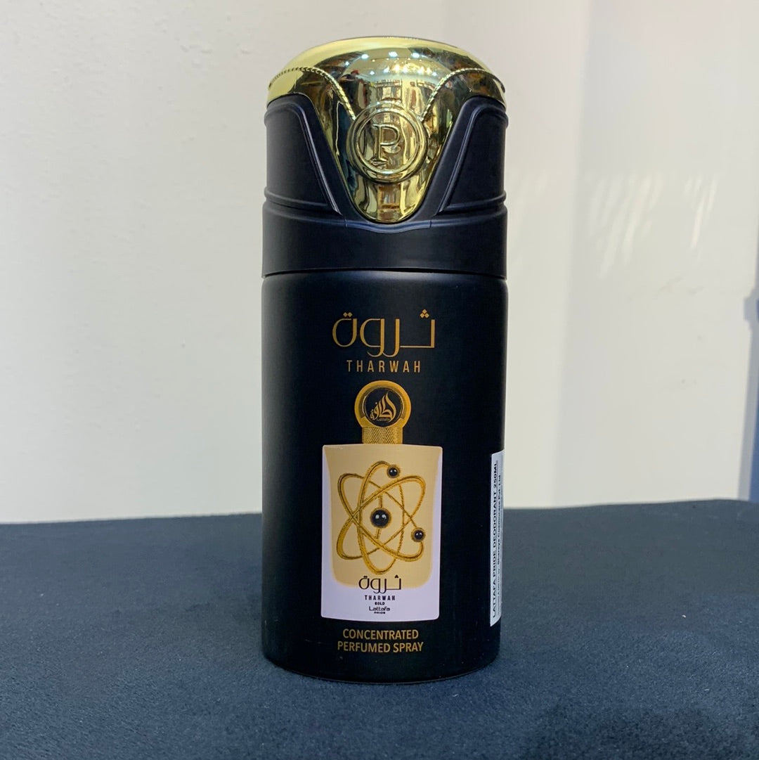 Tharwah Gold Deodrant by Lattafa Pride 250ml