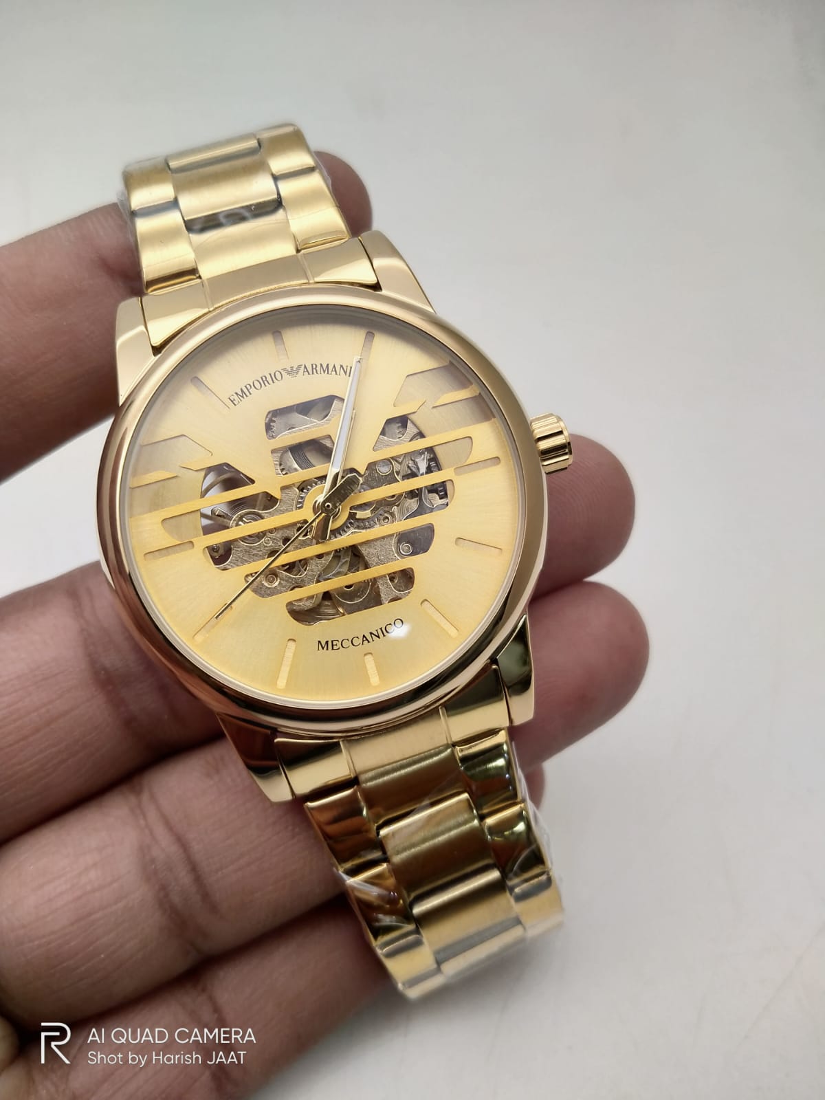 Mra Gold ChainP Yellow Dial Automatic Men Watch 901181