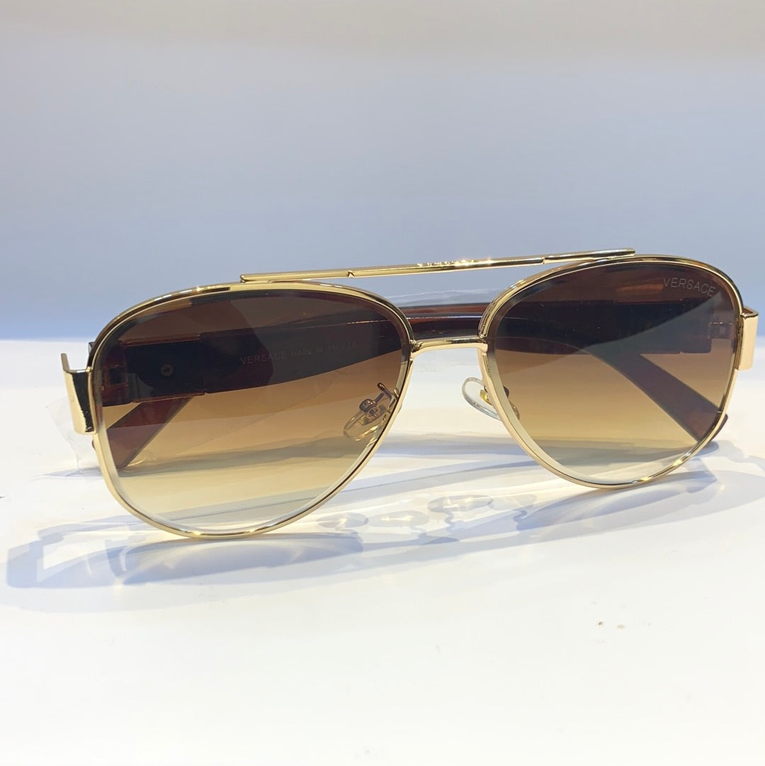 Rev Gold Frame Yellow Shade Unisex Sunglass 22123 57 15 140