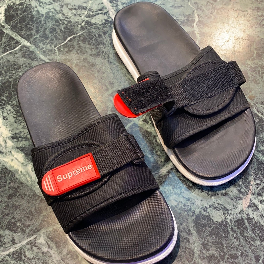 Black Red Slipper (15123)