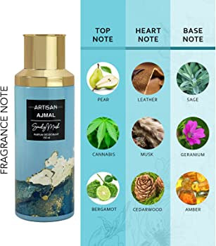 Artisan Ajmal Unisex Smoky Musk Parfum Deodorant 150 ml