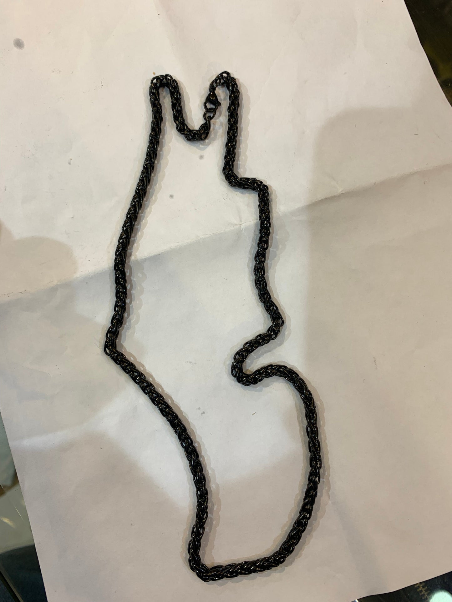 Black Colour Finished Neck Chain 199937