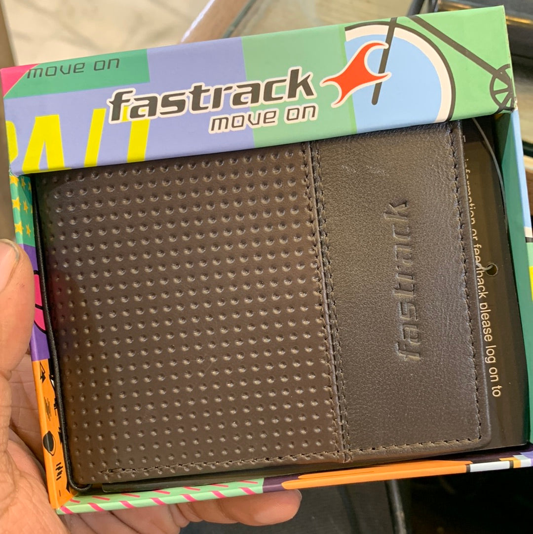 Fastrack Wallet Brown Colour C0432LBR01