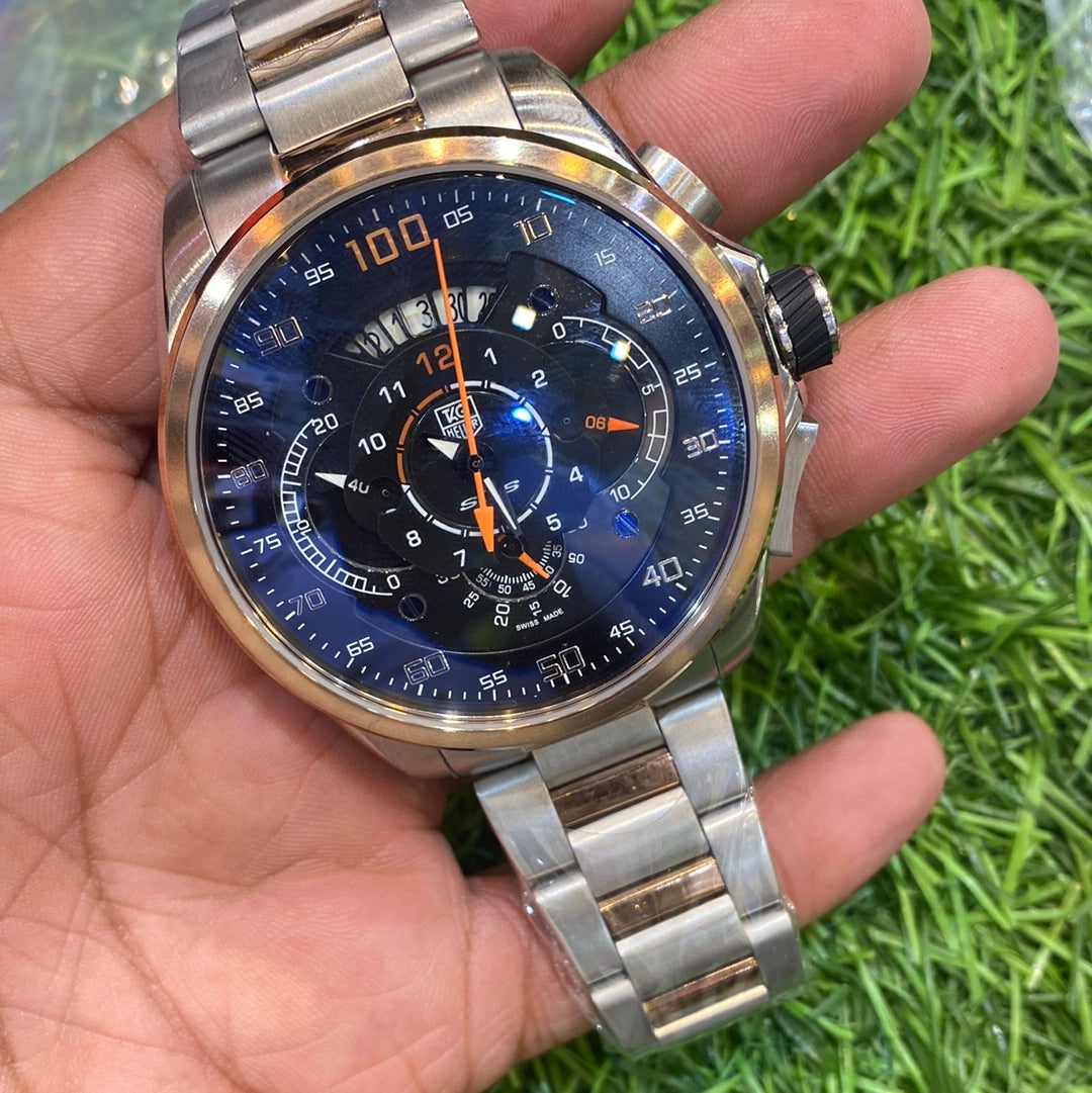 Silver Copper Chain Men’s Watch 400592