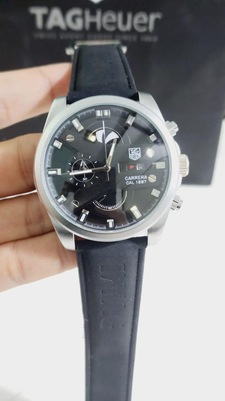 Gat Black Strap Black Dail Men Watch