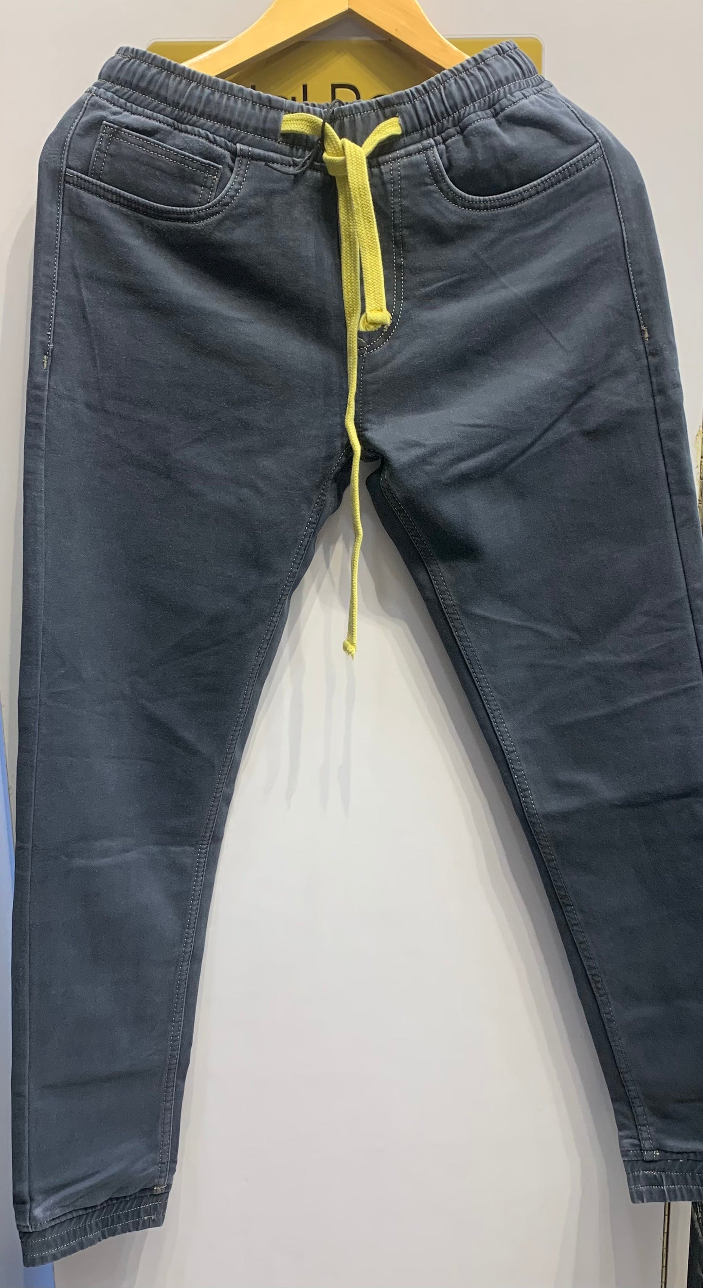 The Grey Black Grey Colour With Plain Premium Quality Jogger 28091