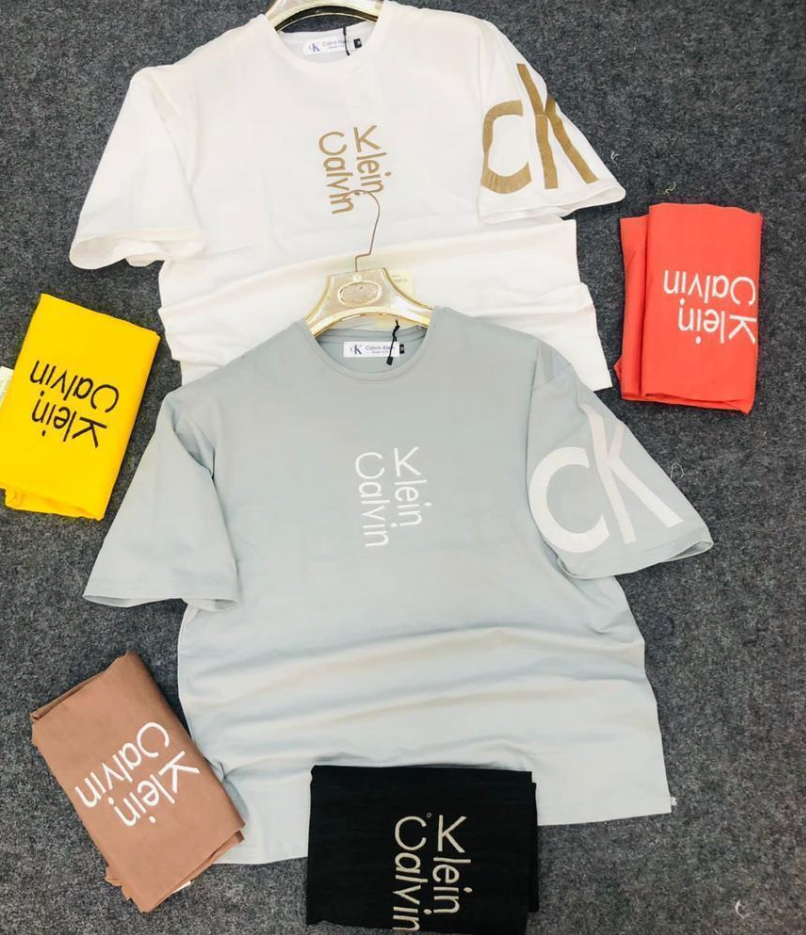 Yellow Colour Printed Ck Kc Cal Lac TShirt 03082023