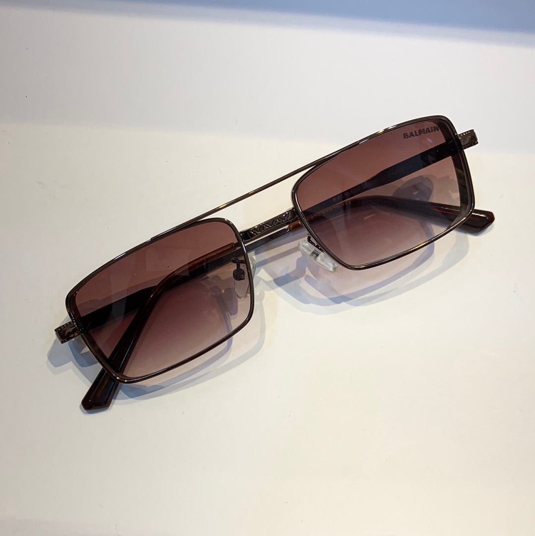 Lab Bal Dark Brown Frame Brown Shade Sunglass B80-67653 20-144
