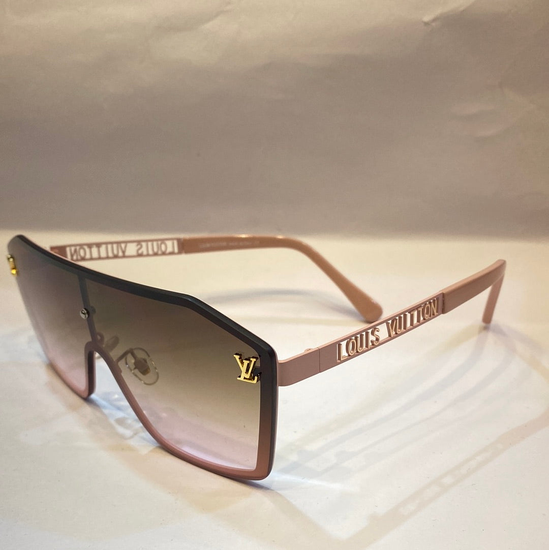 UOL Peach Frame Peach Shade Unisex Branded Sunglasses DW2540 6016 145