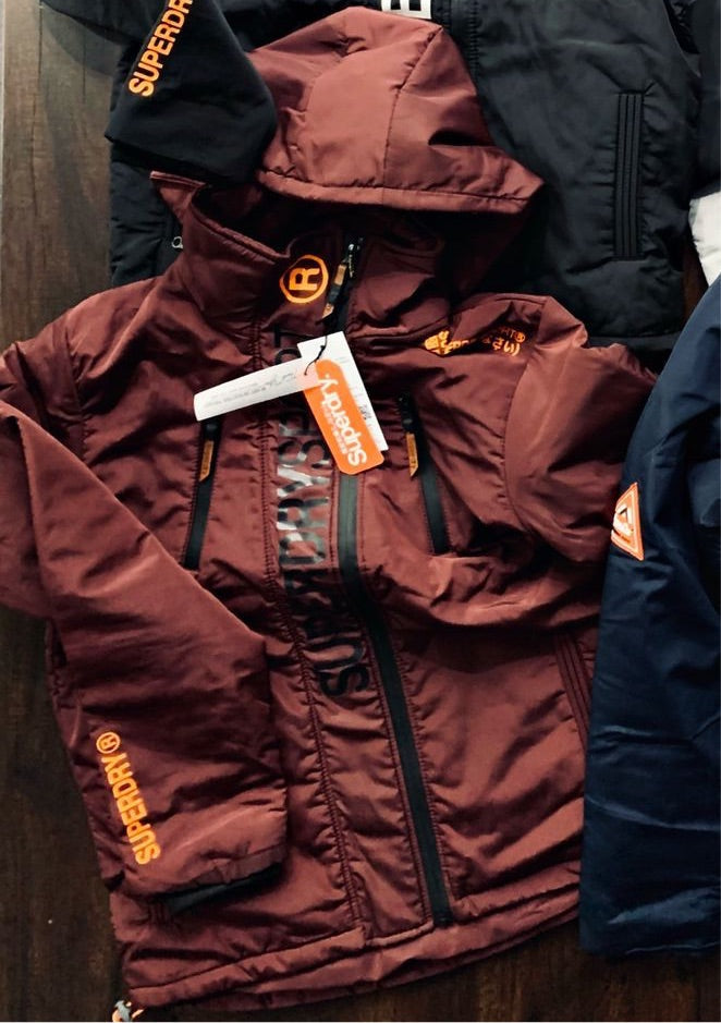SUP PUS Maroon Orange Colour Imported Fabric Surplus Mountain Rescue Jacket 18073