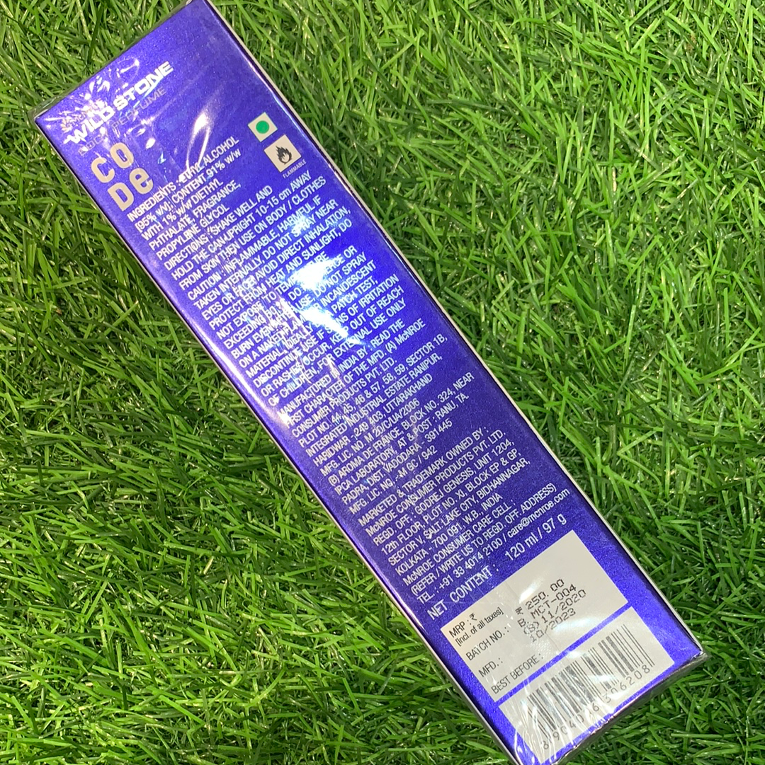 Wild Stone Code Titanium Body Spray
