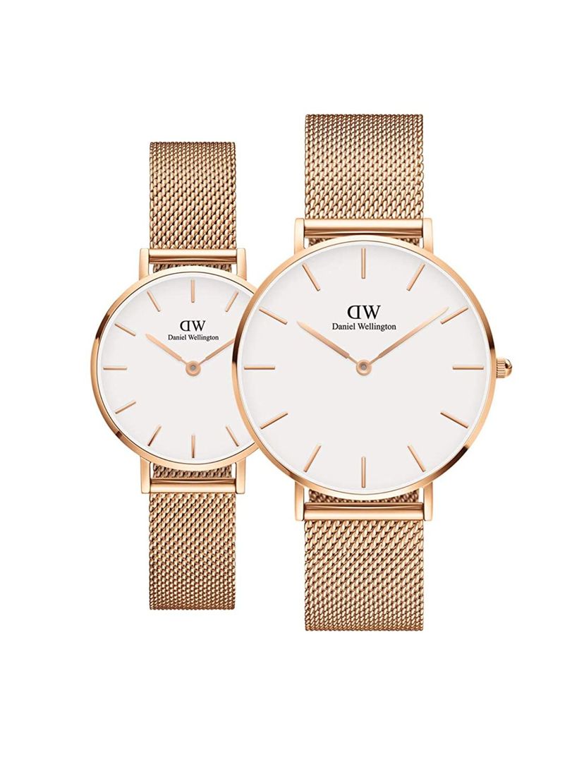 Wd Copper Chain White Dial Slim Formal Casual Watch For Men with Original Box