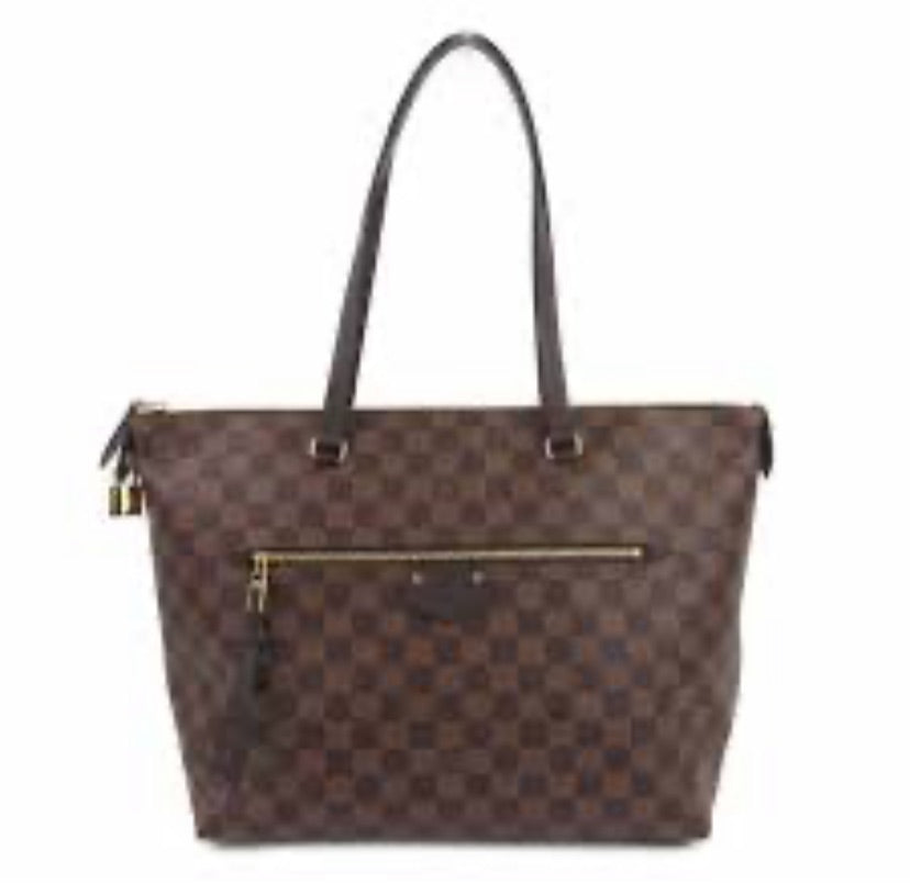Uol Brown Check Print Tote Bag 4441