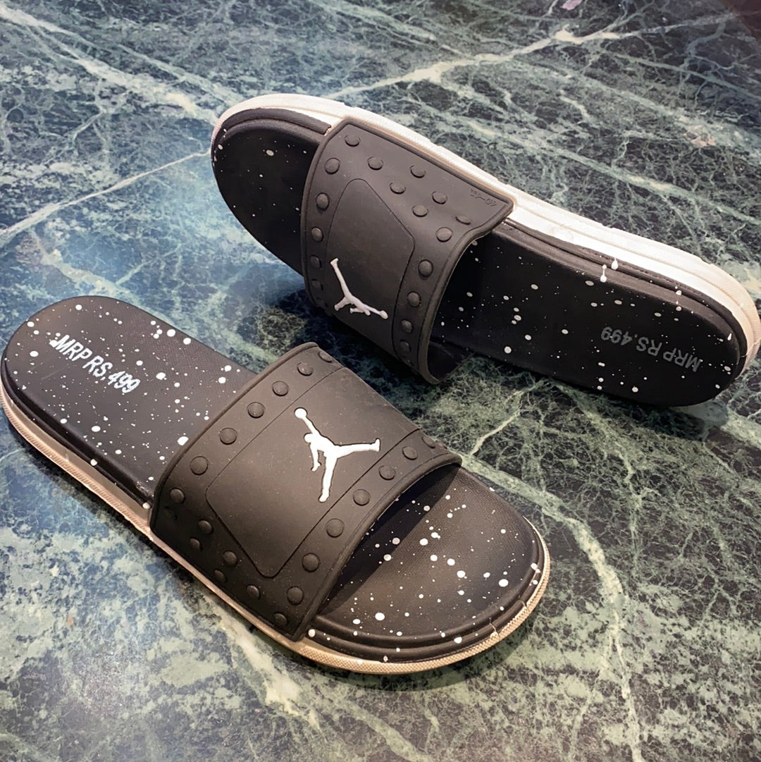 Black White Slipper (15113)