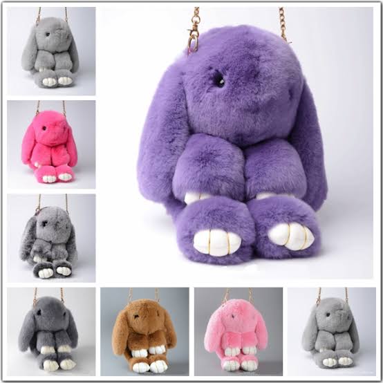Rabbit Stuff Ladies Girls Sling Bag
