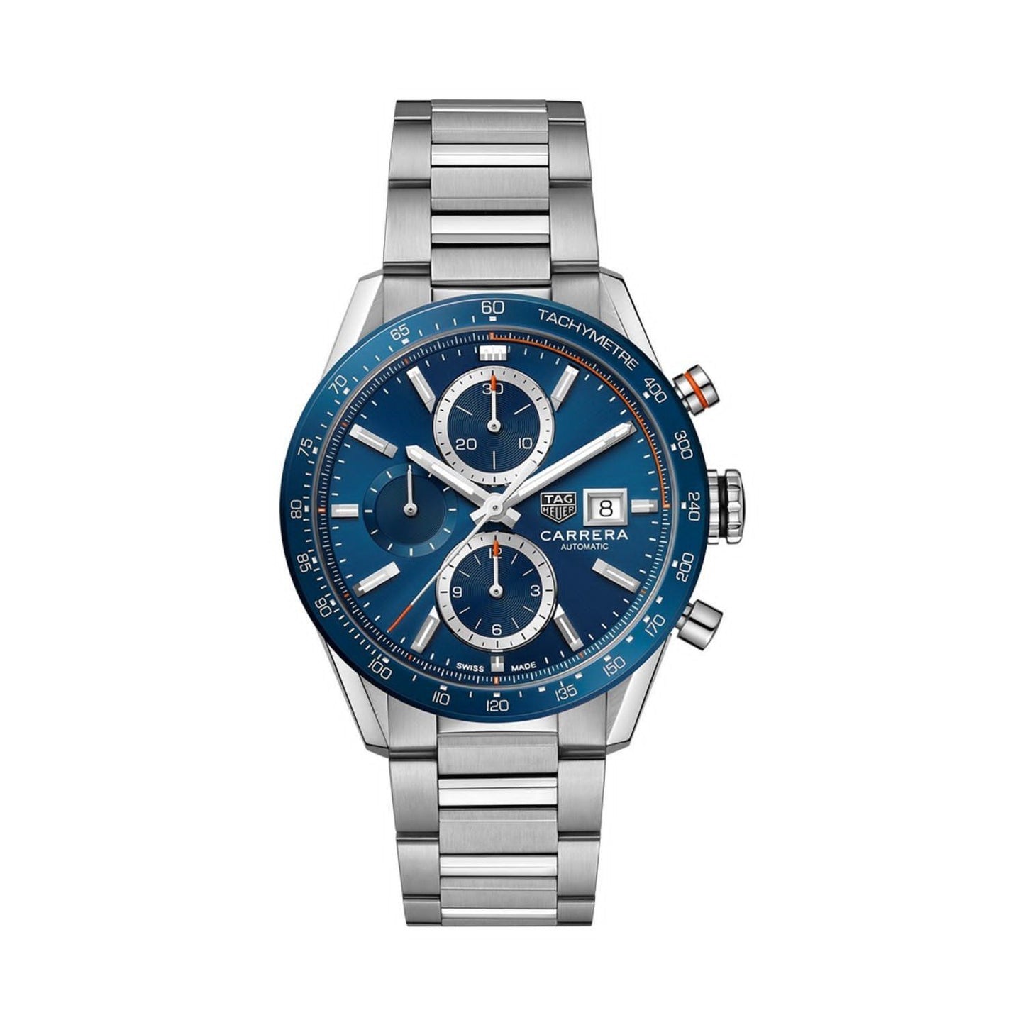 Gat Sliver Chain Blue Dial Heavy Japanese Machinchery Men Watch 901248