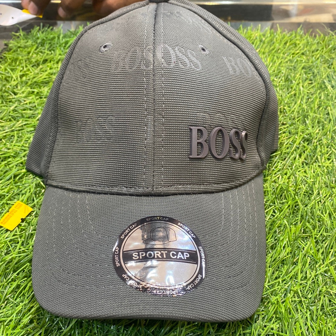Flax Dark Grey Colour Boss Bos Sob Cap