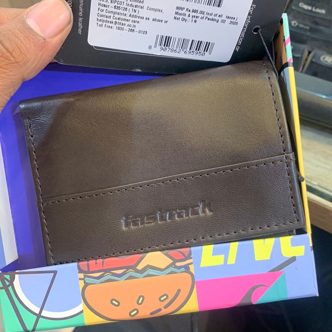 Fastrack Wallet Brown Colour C0430LTN01