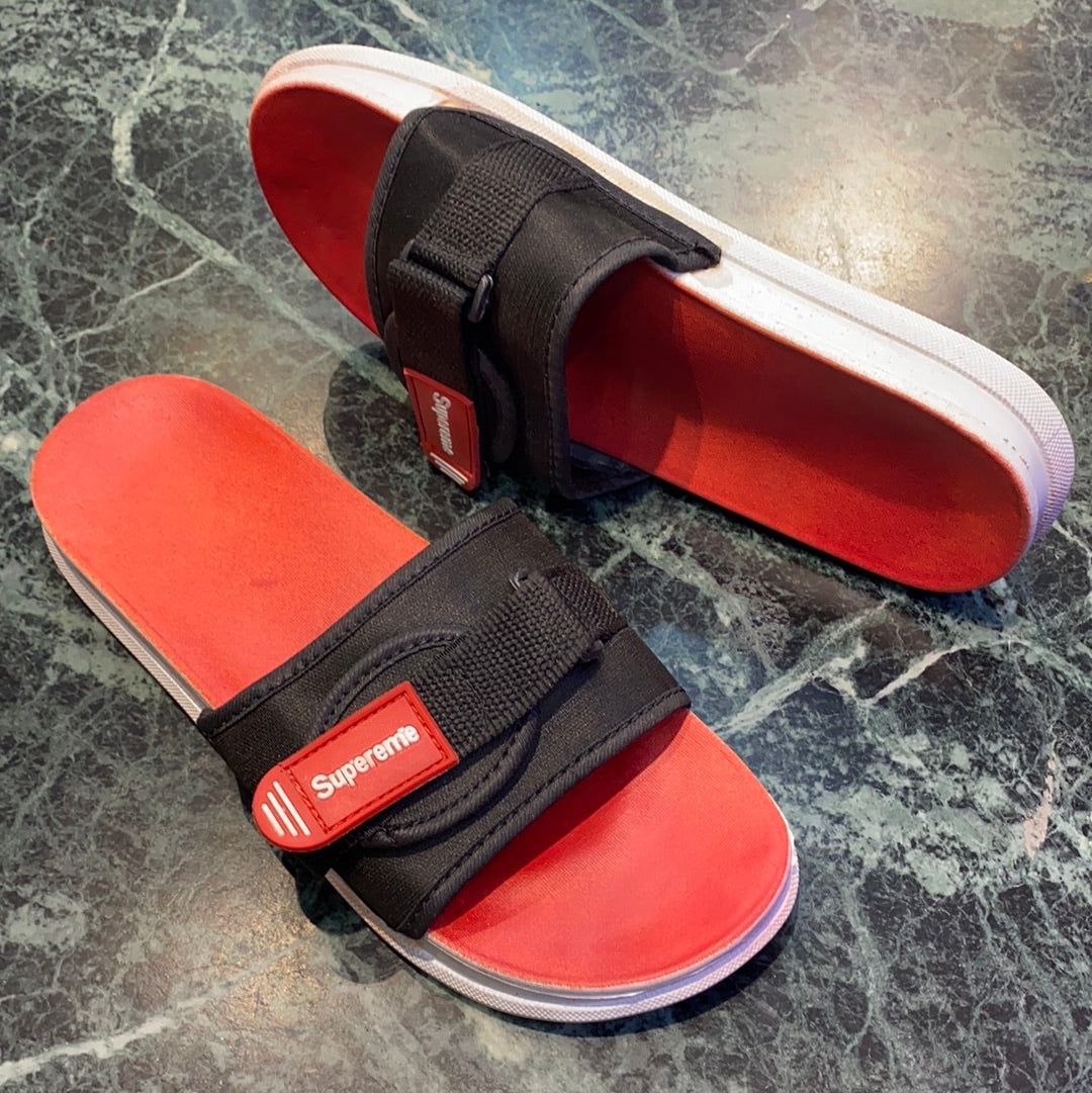 Red Black slipper (15124)